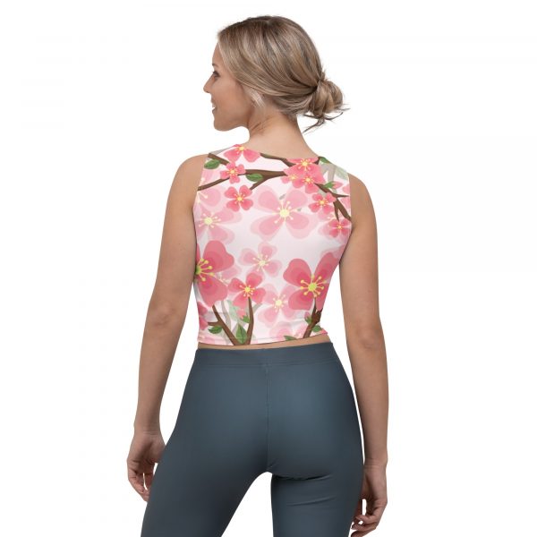Cherry Blossom Crop Top for Women