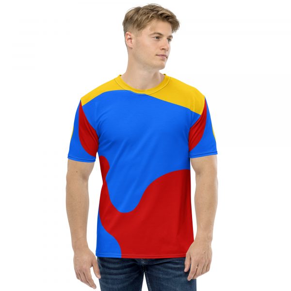 Red, Yellow and Blue All Over Print Men's t-shirt