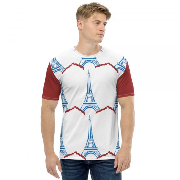 Eiffel Tower Men's T-shirt for Tourists
