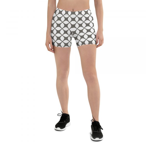 Grey Star All Over Print Cycling Shorts