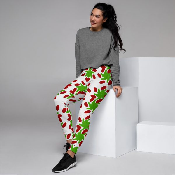 Green and Red Women's Joggers