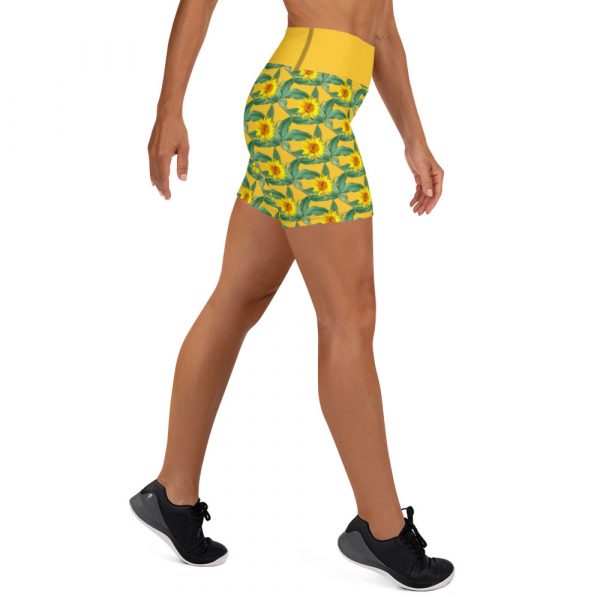 Sunflower Yoga Shorts