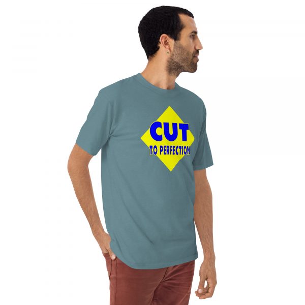 Cut To Perfection Men’s Premium Heavyweight T-Shirt For Gym
