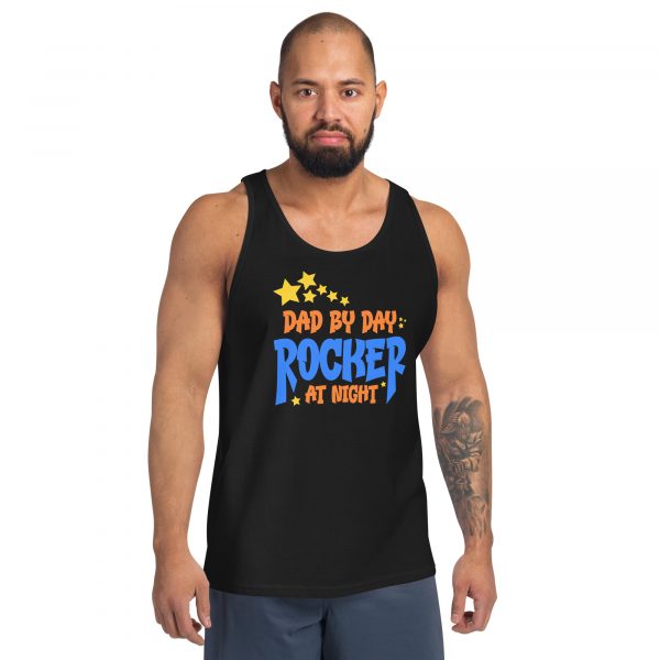 Dad By Day Unisex Tank Top for Musicians