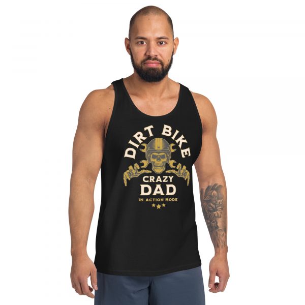 Dirt Bike Dad Unisex Tank Top for Motocross Dads