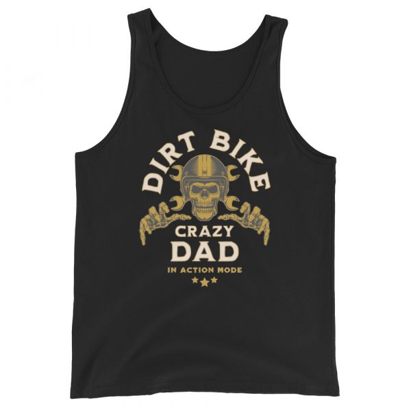 Dirt Bike Dad Unisex Tank Top for Motocross Dads