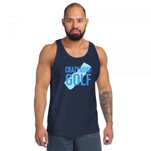 Crazy About Golf Unisex Tank Top for Golf Players