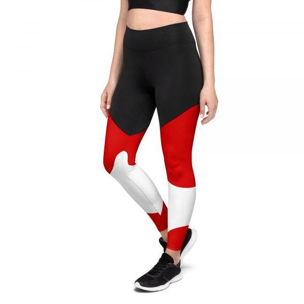 Red Workout Leggings for Women