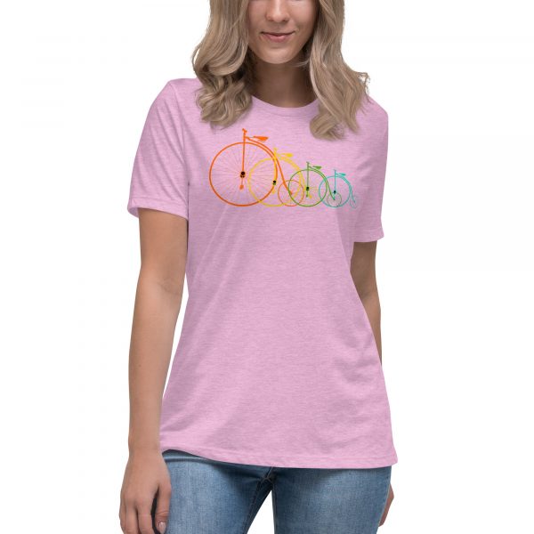 Penny Farthing Design for Women's Relaxed T-Shirt