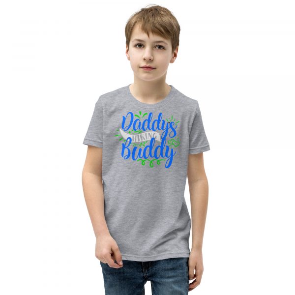 Daddy's Hiking Buddy Youth Short Sleeve T-Shirt
