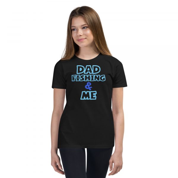 Dad, Fishing and Me Youth Short Sleeve T-Shirt