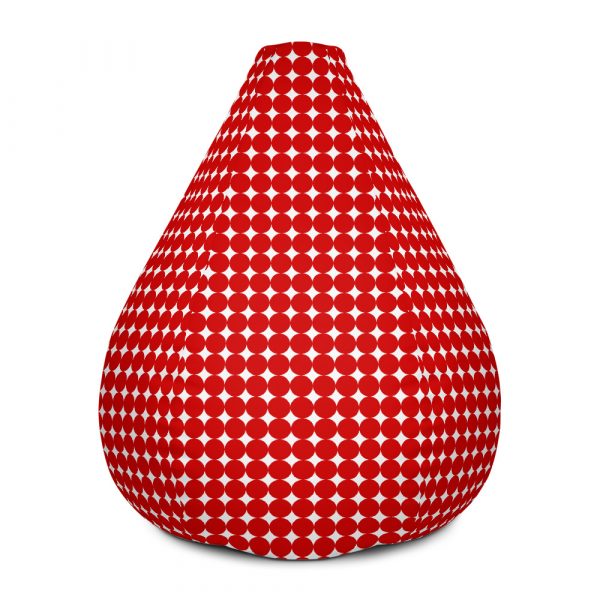 Red Dotted Bean Bag Cover