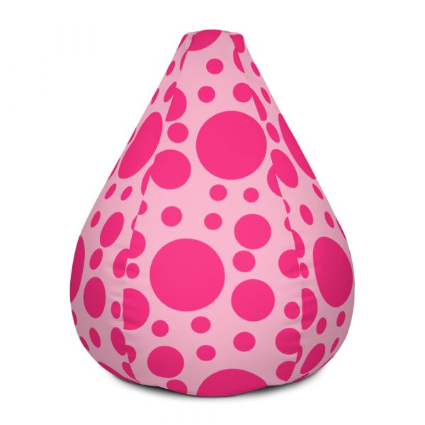 Pink Polka Dot Bean Bag Cover
