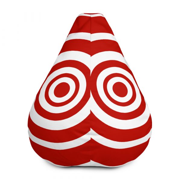 Red Target Bean Bag Cover