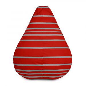 Red Lined Bean Bag Cover