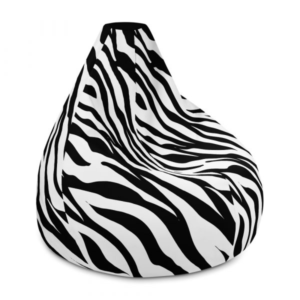 Zebra Bean Bag Chair Cover