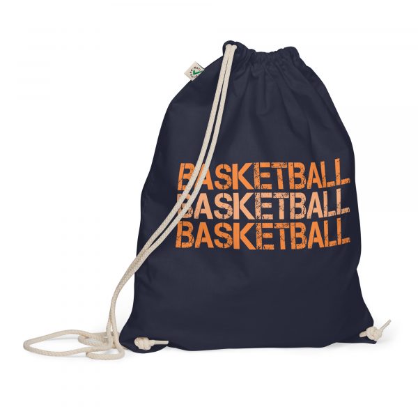 Basketball Drawstring Bagh adjustable drawstrings.