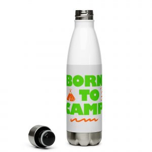 stainless steel water bottle camping