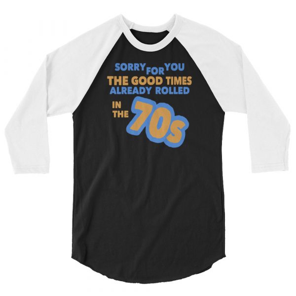 3/4 sleeve t-shirts 70's nostalgia